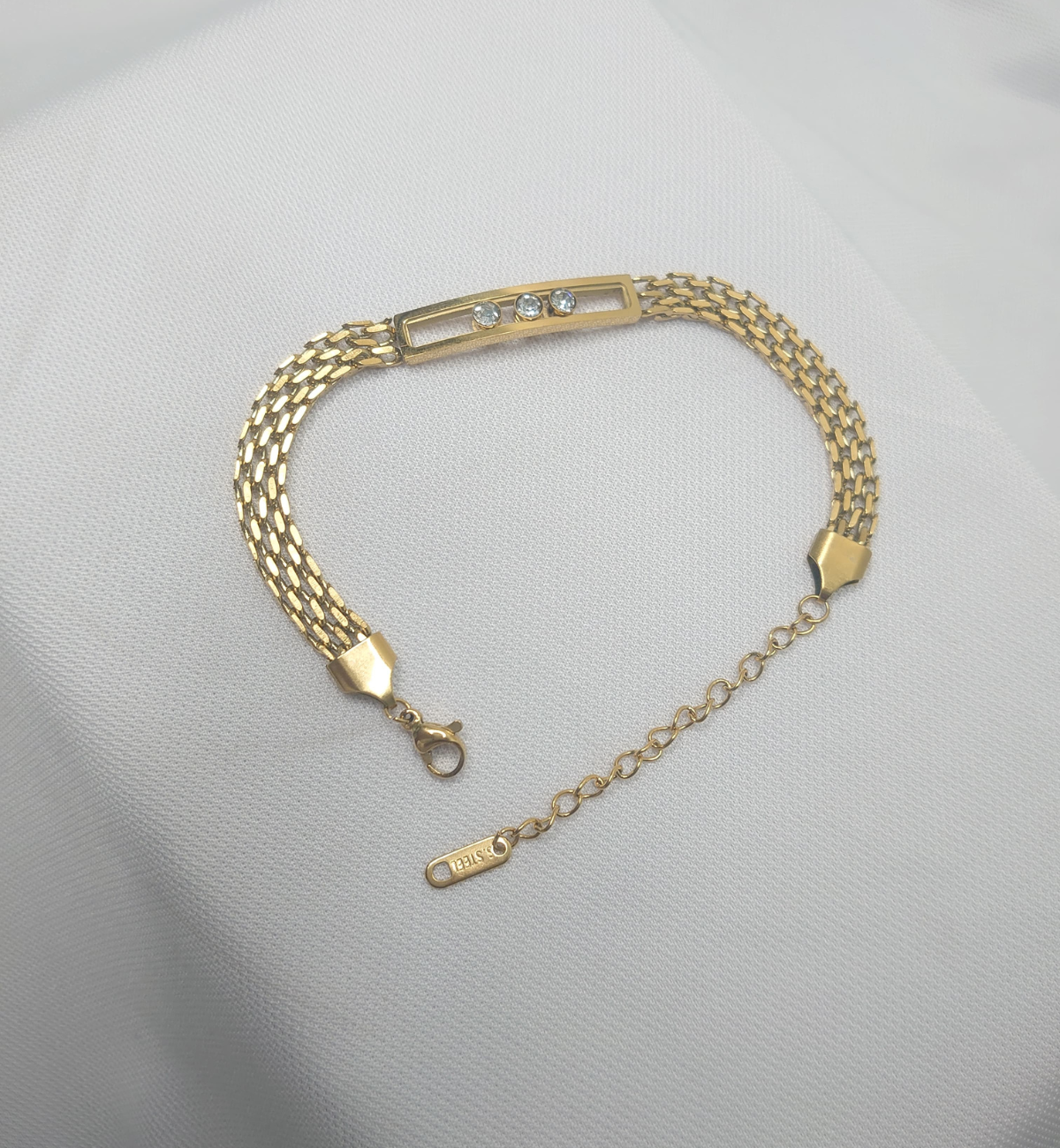 Trendy White Stone Bracelet