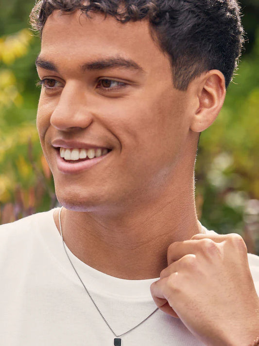 DOUBLE SIDED PENDANT BLACK & WHITE ( Man's & Women's ) Black & White