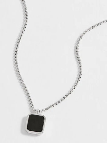 DOUBLE SIDED PENDANT BLACK & WHITE ( Man's & Women's ) Black & White